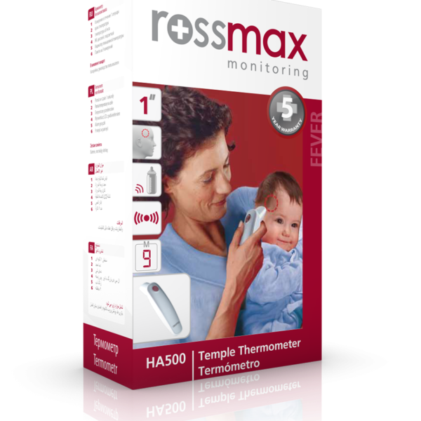 Thermomètre Temple Sans Contact HA 500 de Rossmax